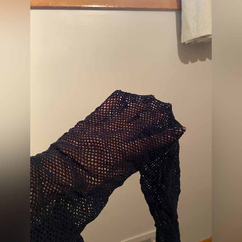 Halloween cosplay black fishnet tights/stockings